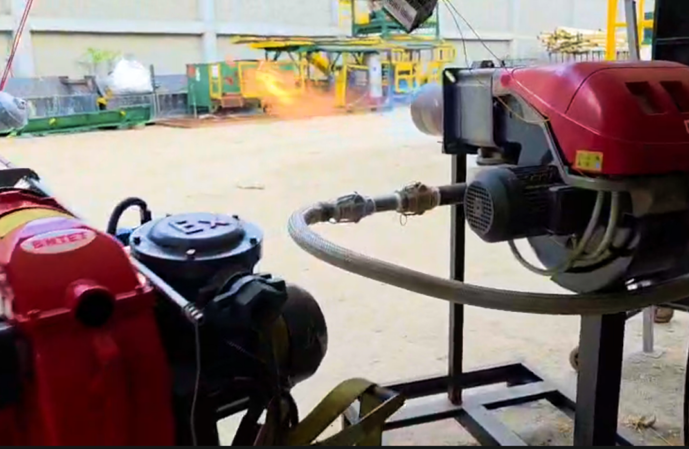 Field-deployed treatment vessels on an industrial site